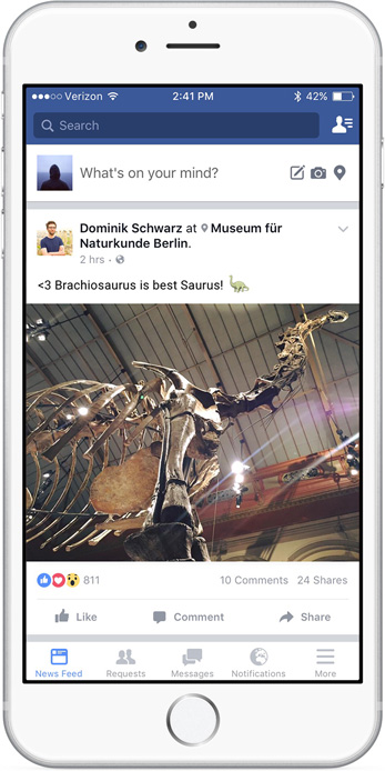 #DinosaurEmoji at Facebook