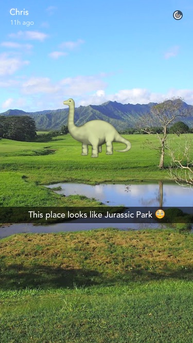#DinosaurEmoji at Snapchat